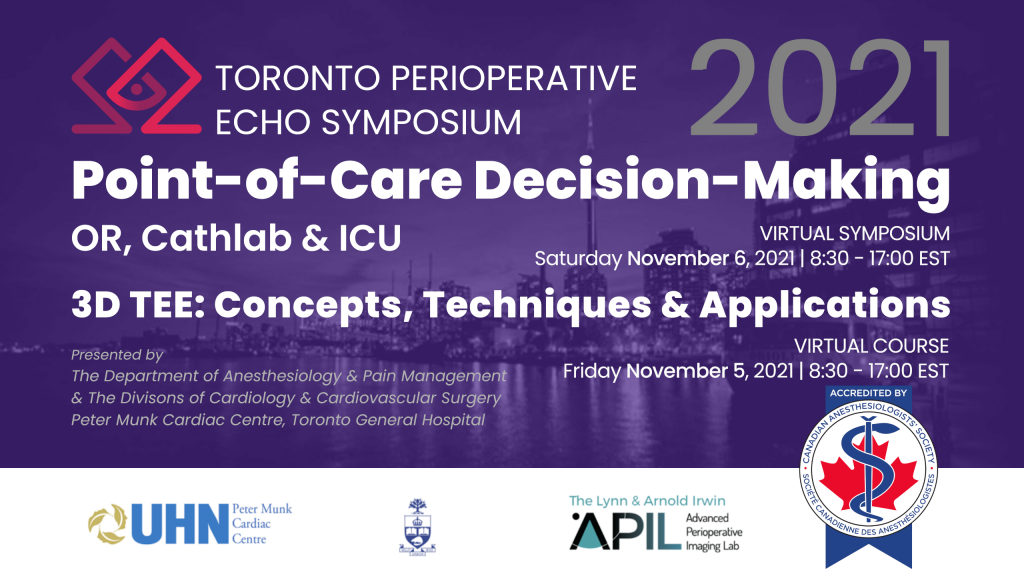 2021 Toronto Perioperative Echo Symposium & Course